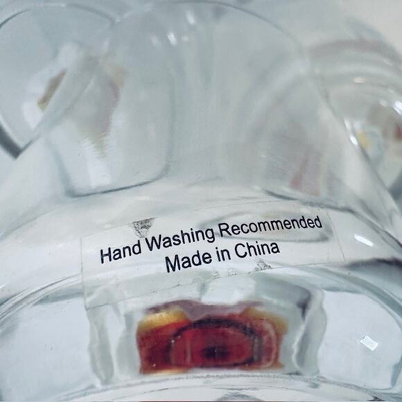 Jim Beam Whiskey Lowball Glass Set of 5 Red Label on Base Barware Cocktail EUC - Picture 9 of 10